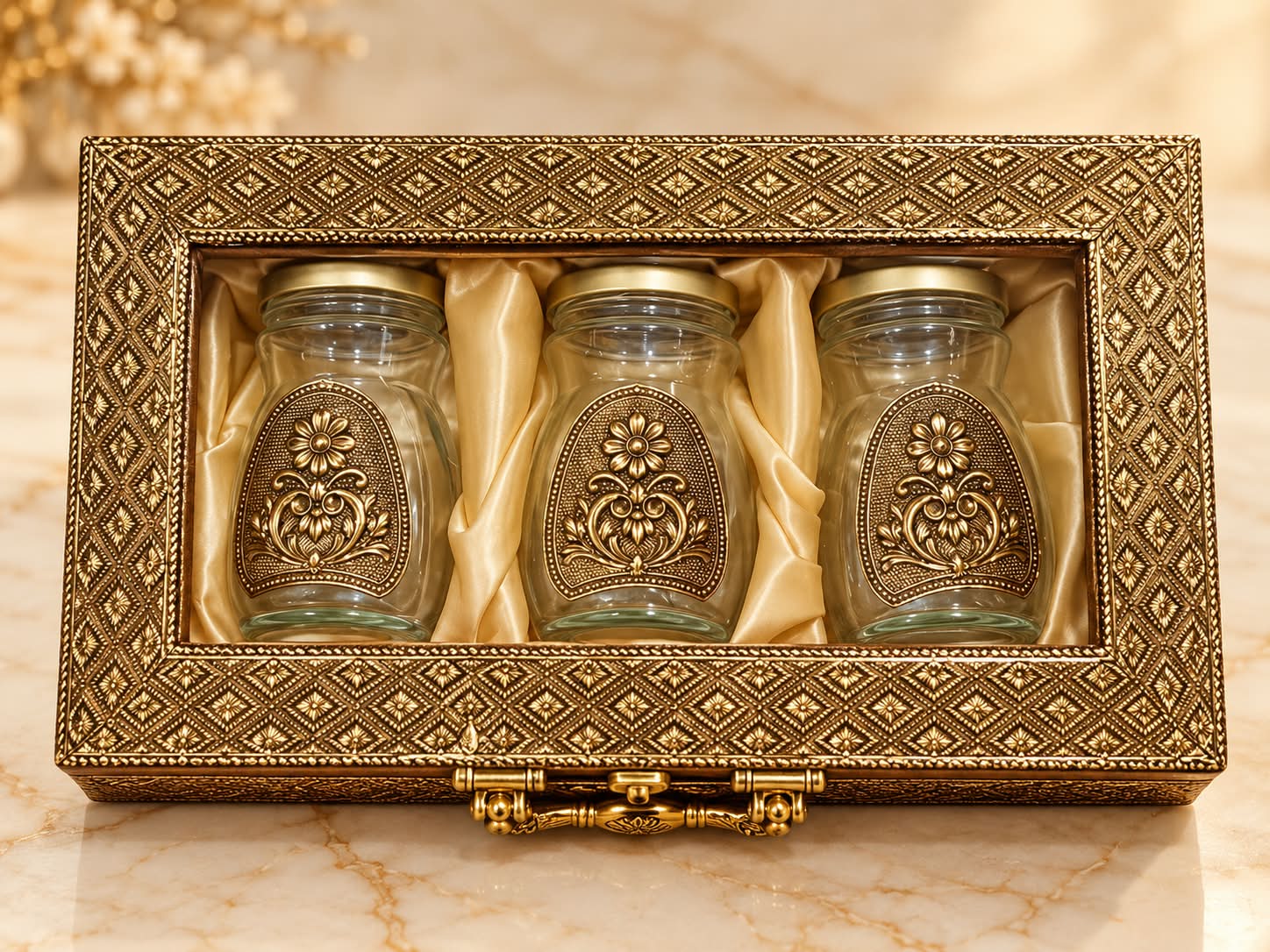 TOS Dryfruit Box 3Jar