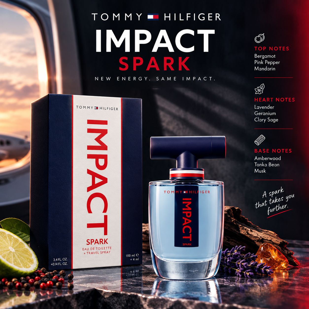 Tommy Hilfiger Impact Spark Perfume For Men EDT 100ml