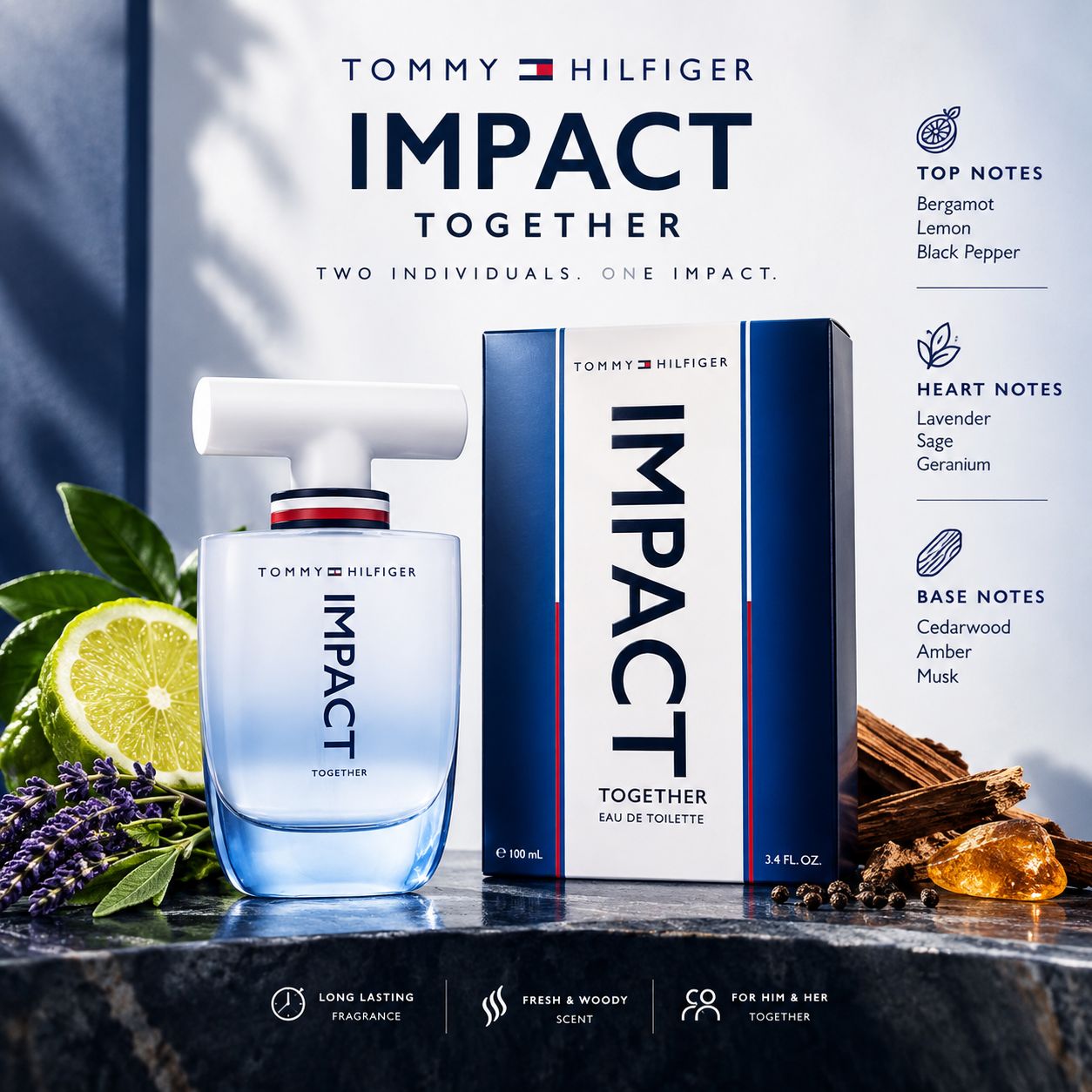Tommy Hilfiger Impact Together Perfume For Men EDT 100ml