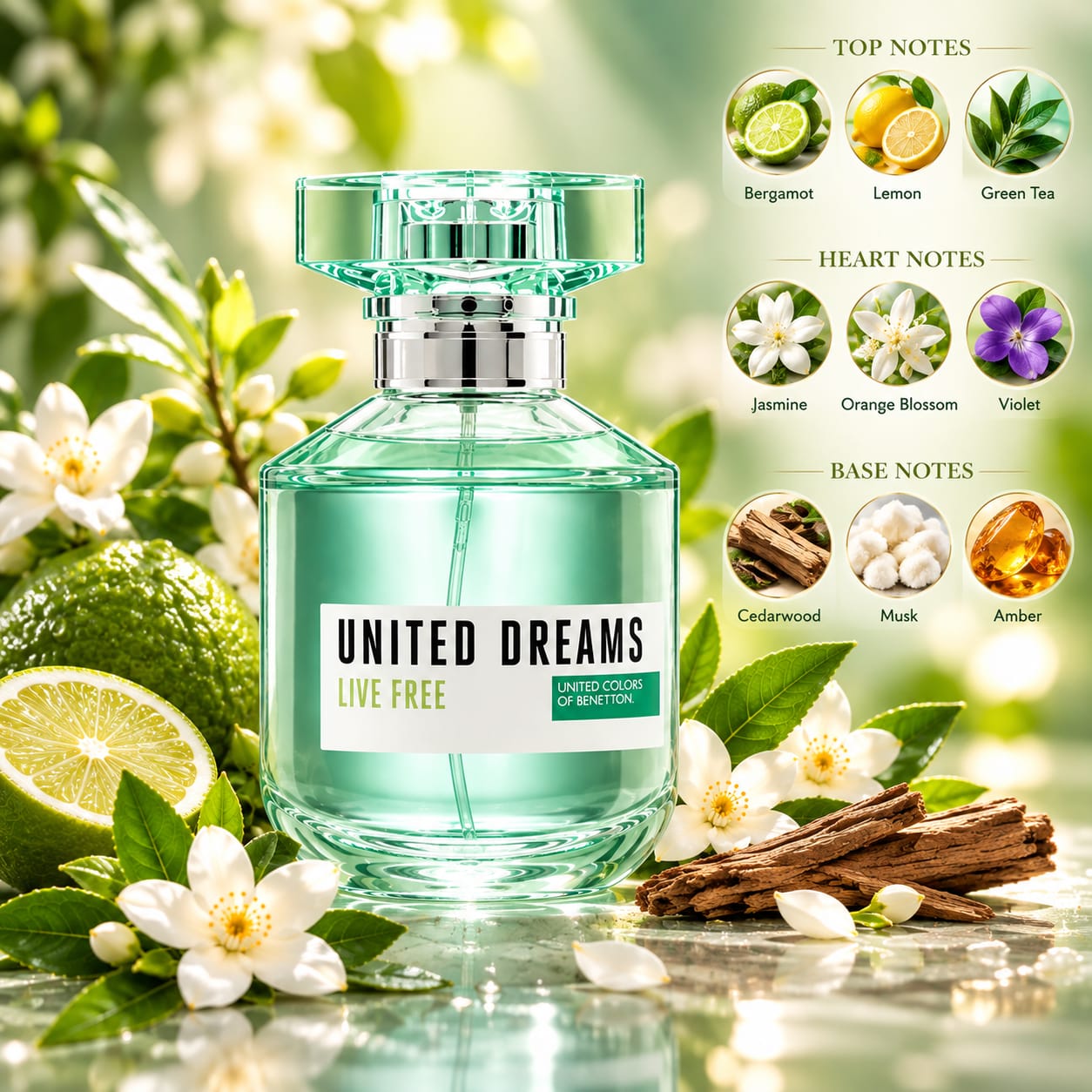 United Colors Of Benetton Live Free Perfume For Women EDT 80ml