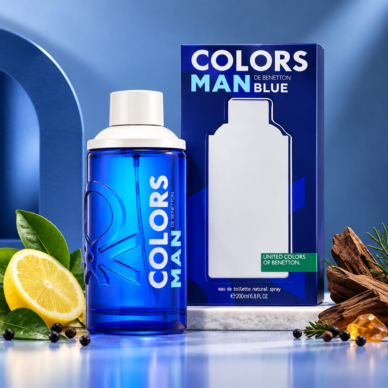United Colors Of Benetton Colors De Benetton Man Blue Perfume For Men EDT 200ml