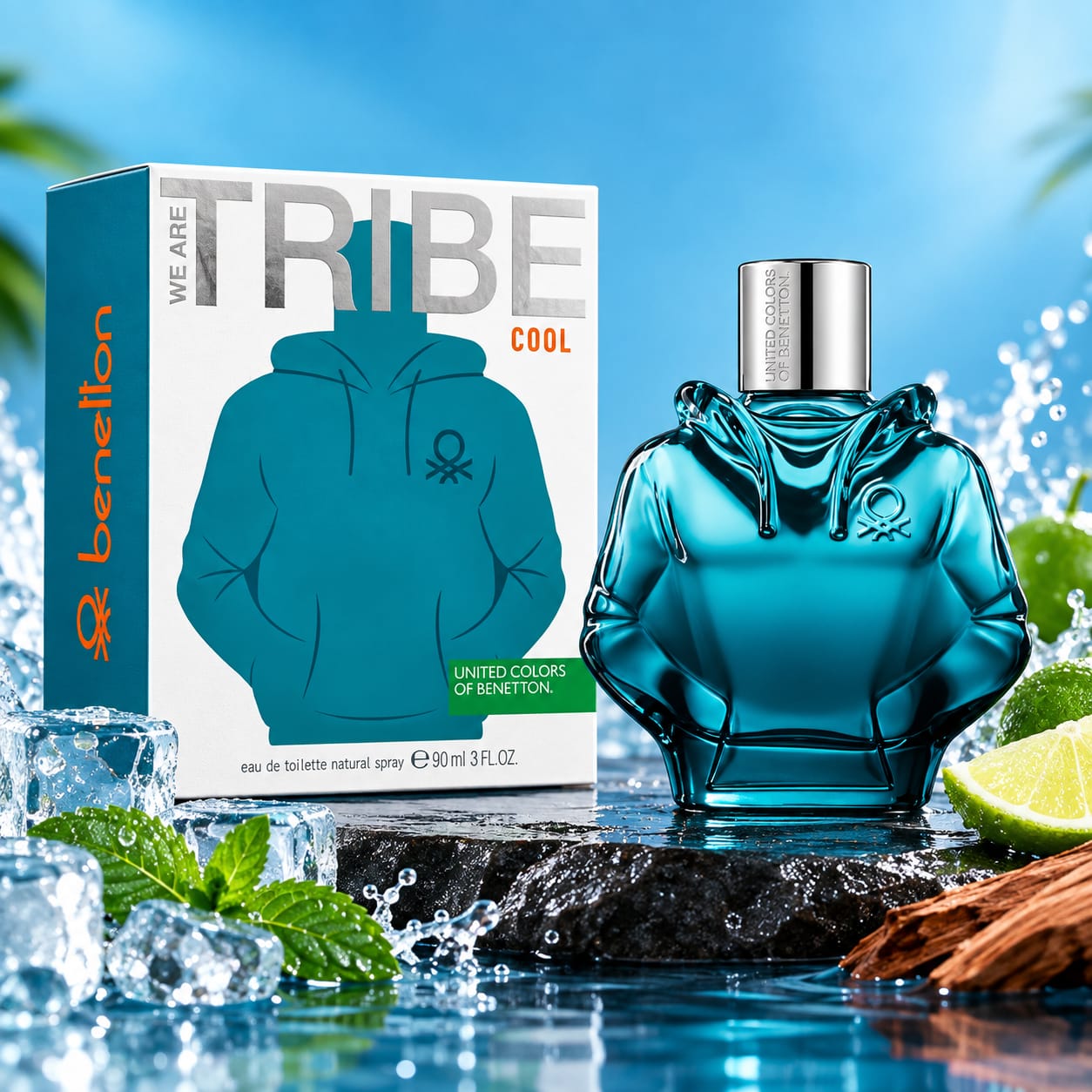 United Colors Of Benetton We Are Tribe Cool Perfume For Men EDT 90ml