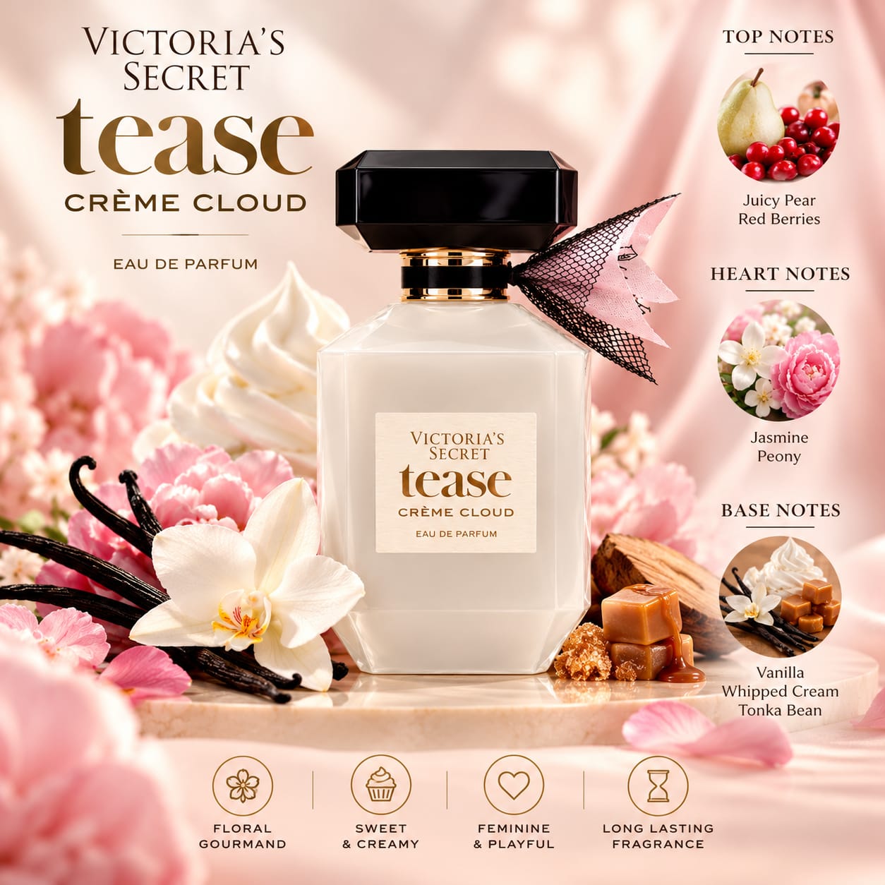 Victoria’s Secret Tease Crème Cloud Perfume For Women EDP 100ml