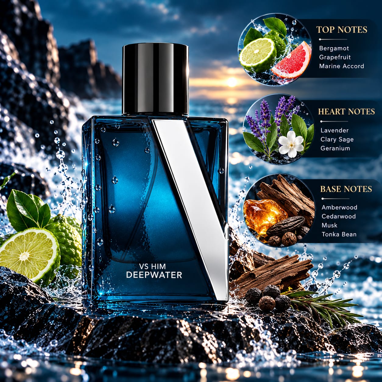 Victoria’s Secret VS Him Deep Water Perfume For Men EDP 100ml