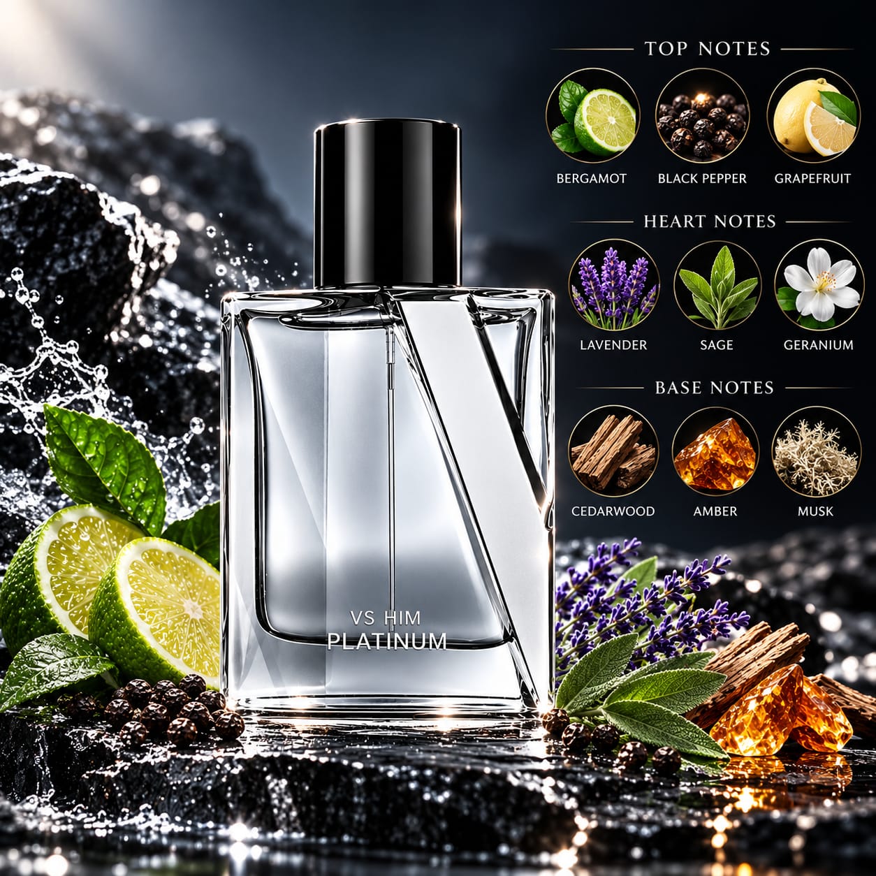 Victoria’s Secret Him Platinum Perfume For Men EDP 100ml