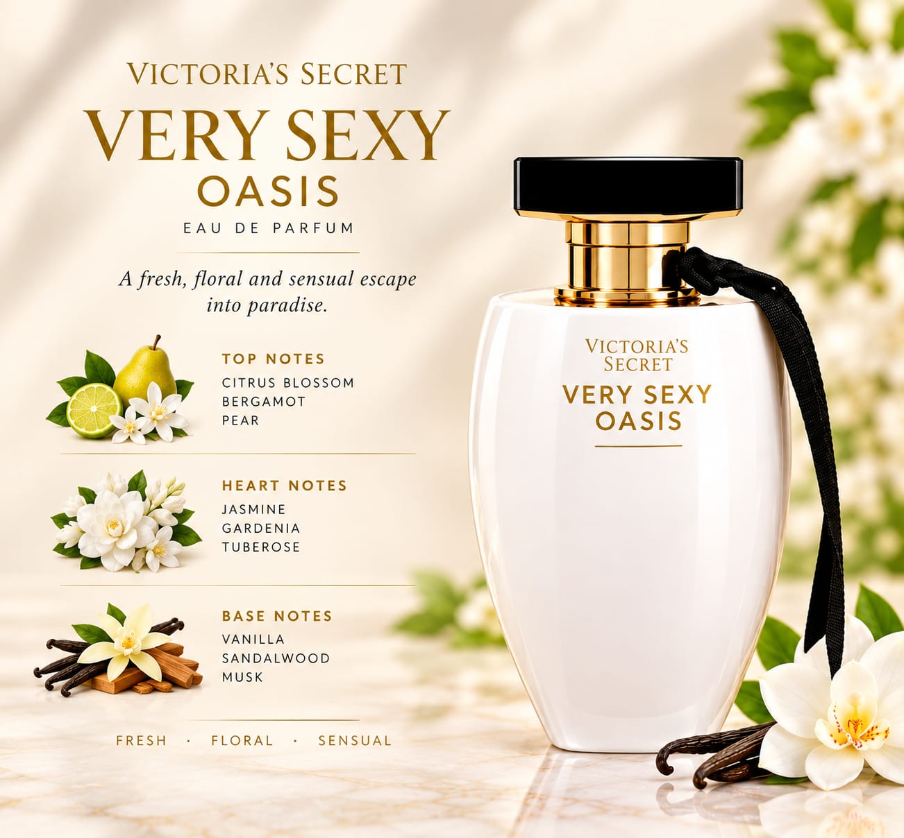Victoria’s Secret Very Sexy Oasis Perfume For Women EDP 100ml