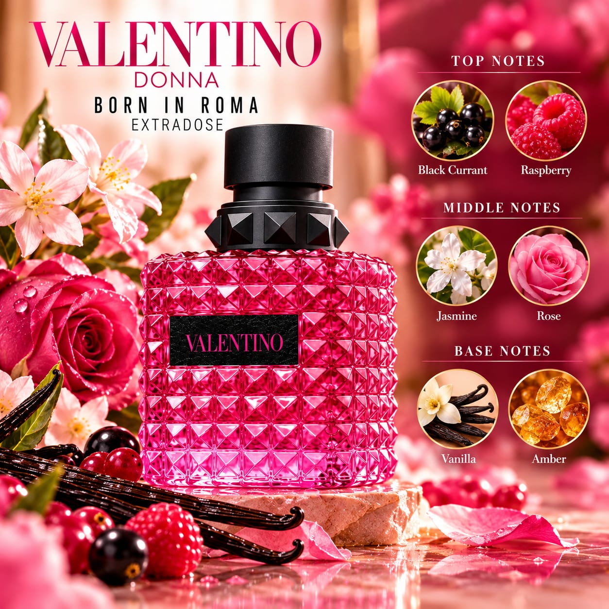 Valentino Donna Born In Roma Extradose Parfum Perfume For Women 100ml
