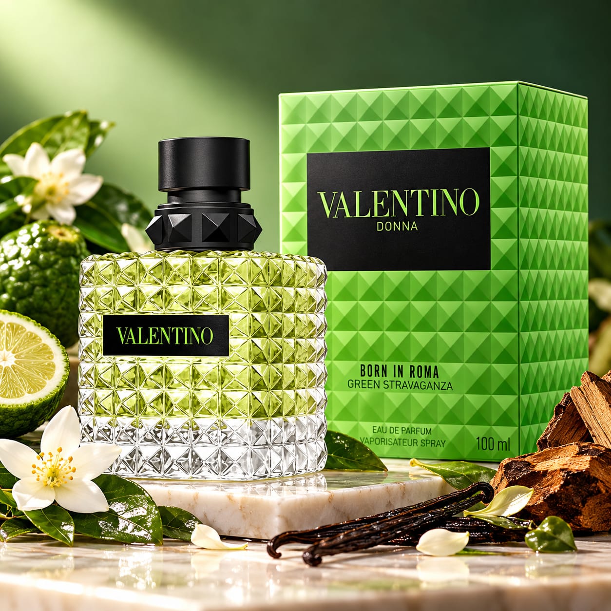Valentino Donna Born In Roma Green Stravaganza Perfume For Women EDP 100ml