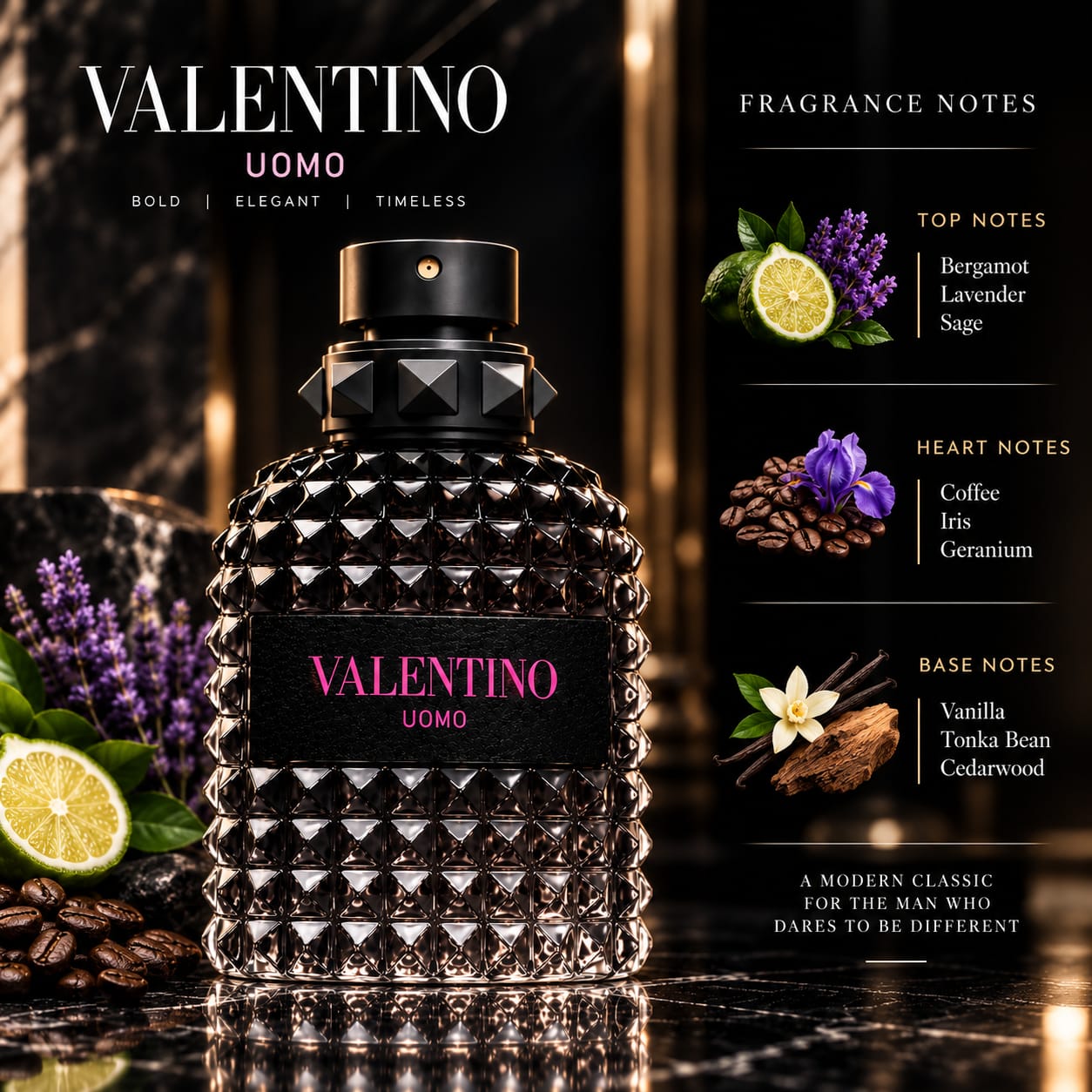 Valentino Uomo Born In Roma Perfume For Men EDT 100ml