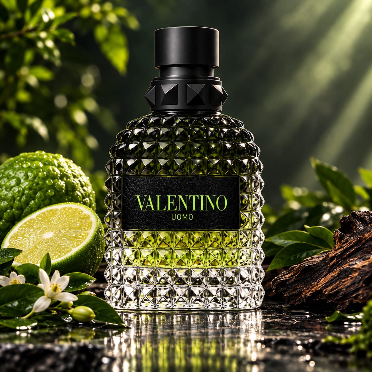 Valentino Uomo Born In Roma Green Stravaganza Perfume For Men EDT 100ml