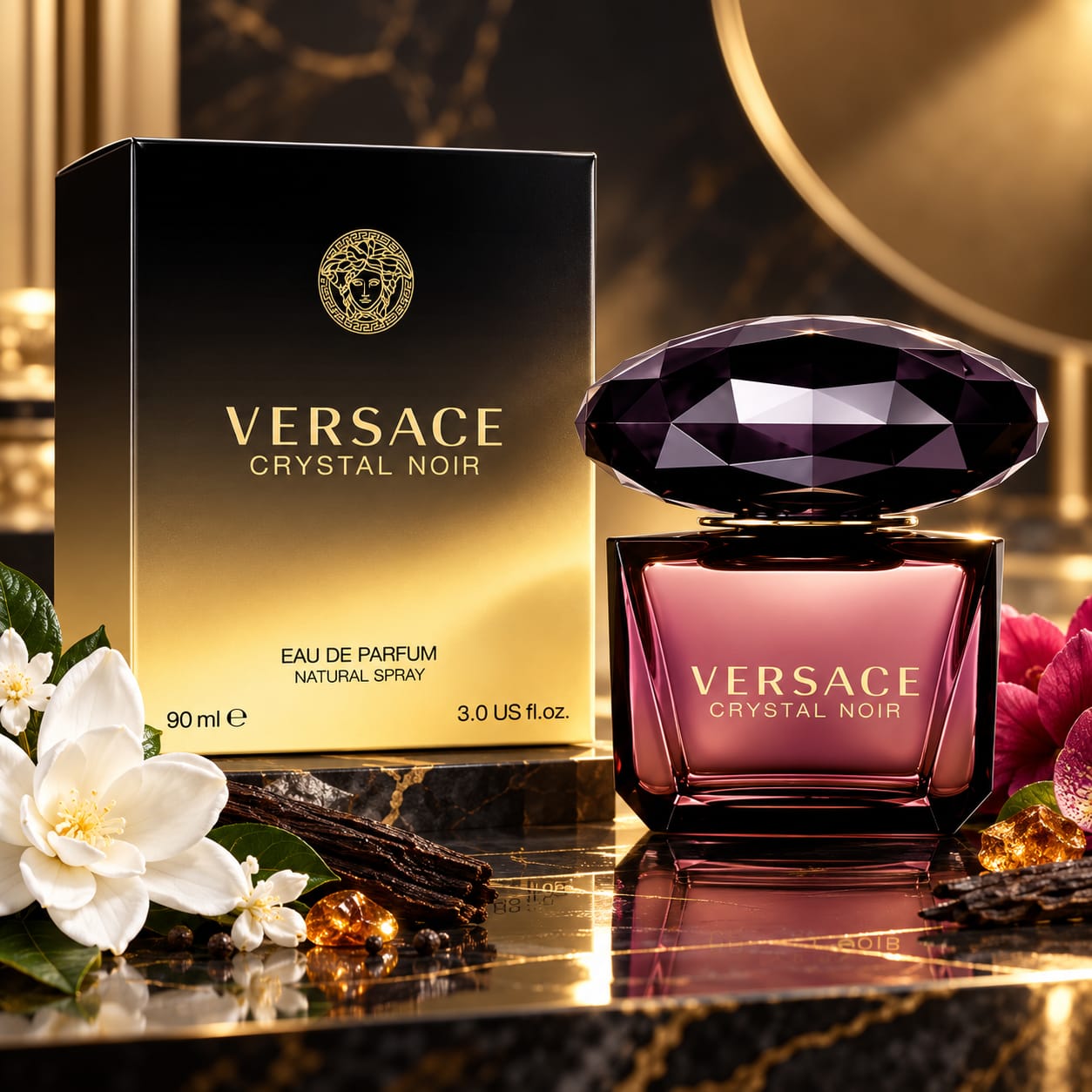 Versace Crystal Noir Pour Femme Perfume For Women EDP 90ml
