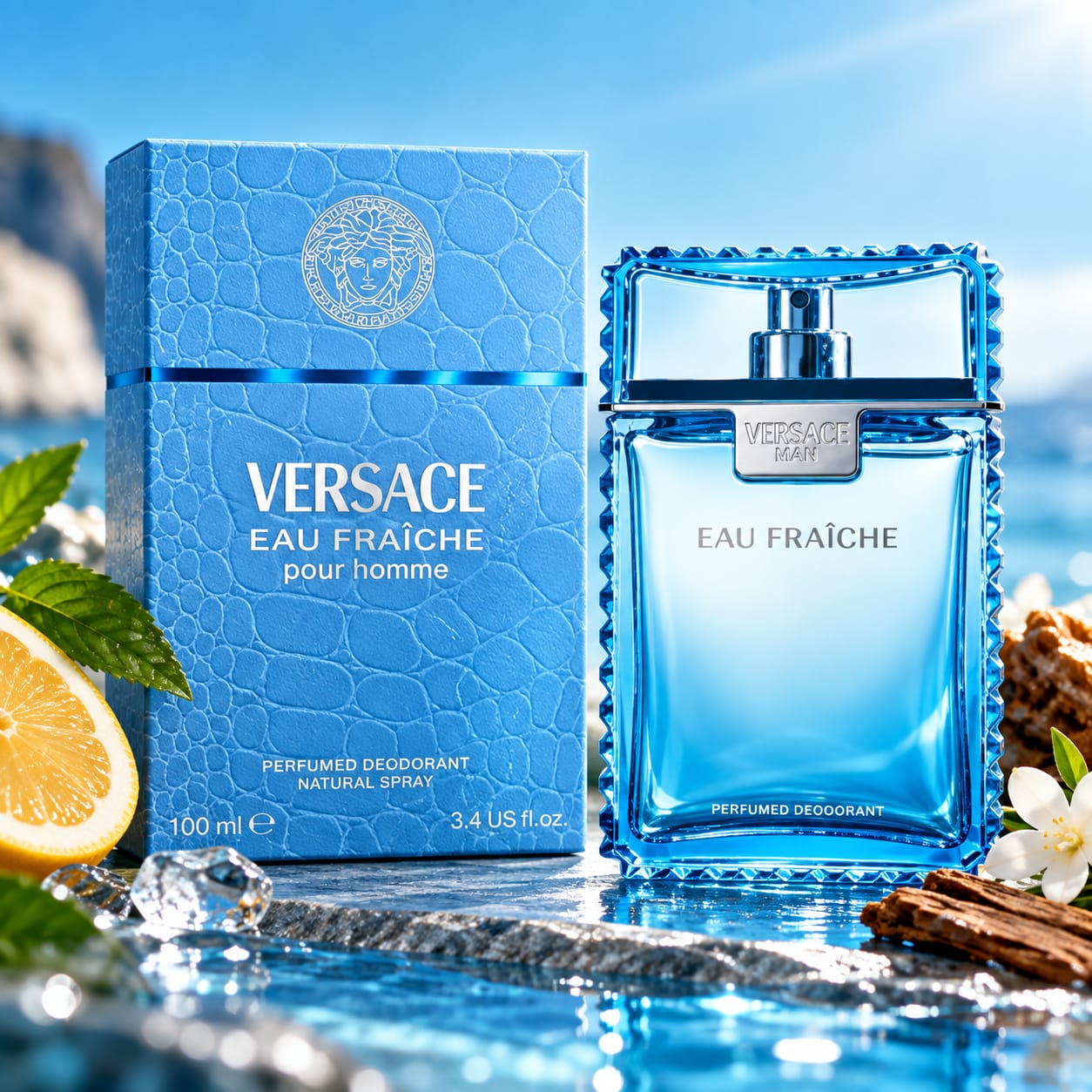 Versace Eau Fraîche Pour Homme Perfume For Men EDT 100ml