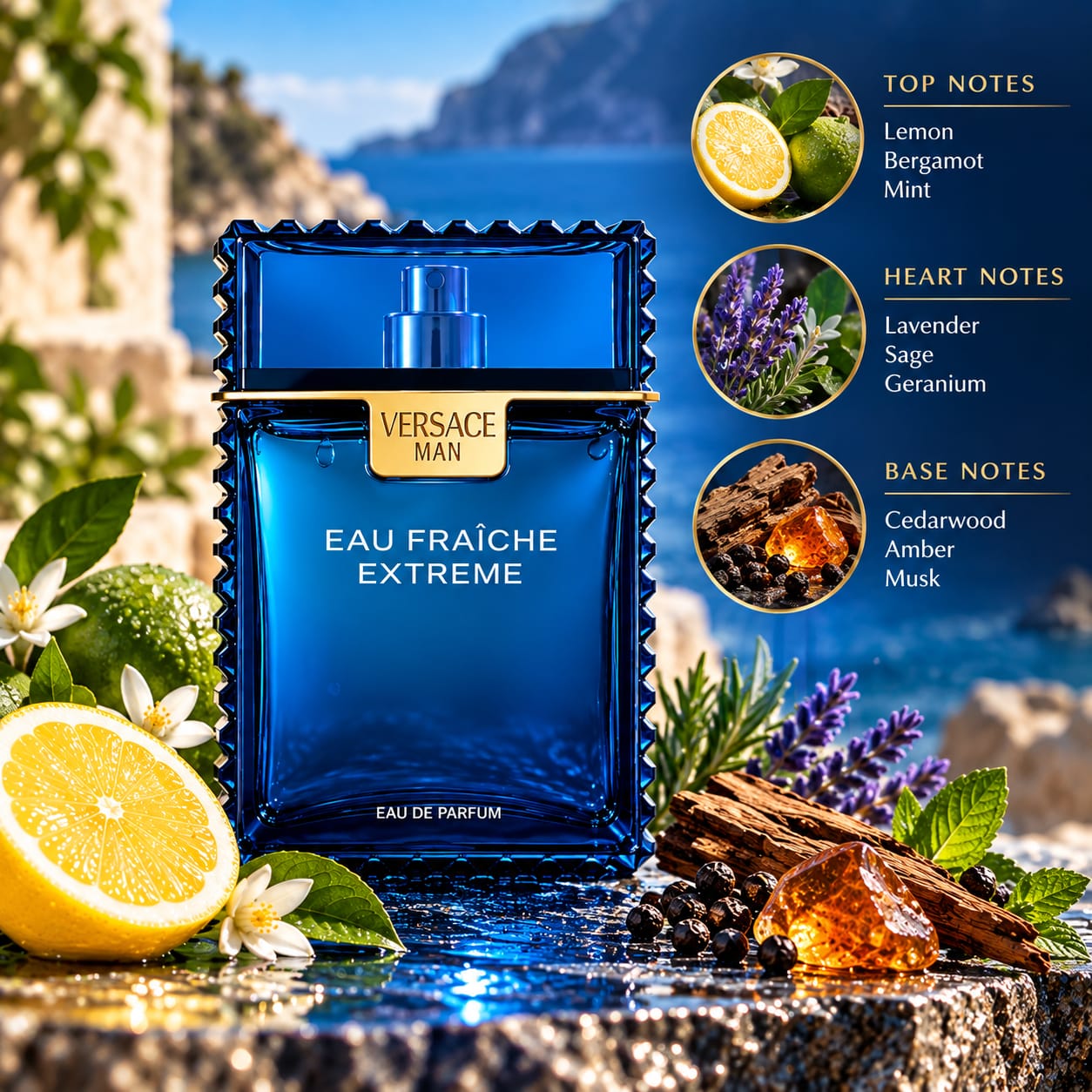 Versace Eau Fraîche Extreme Pour Homme Perfume For Men EDP 100ml