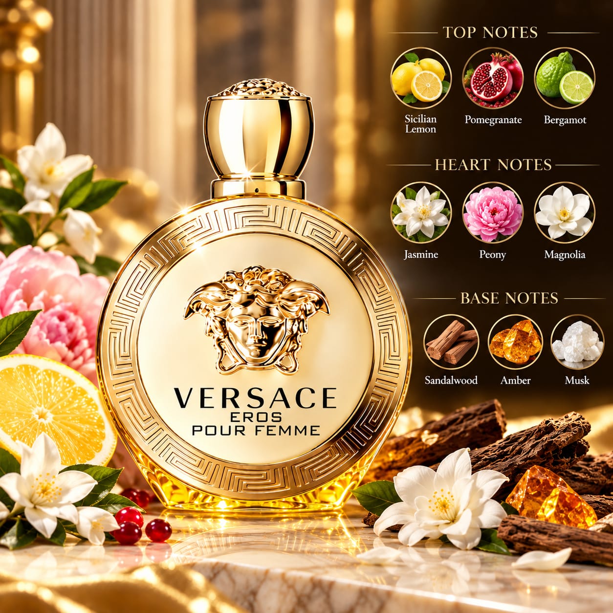 Versace Eros Pour Femme Perfume For Women EDP 100ml