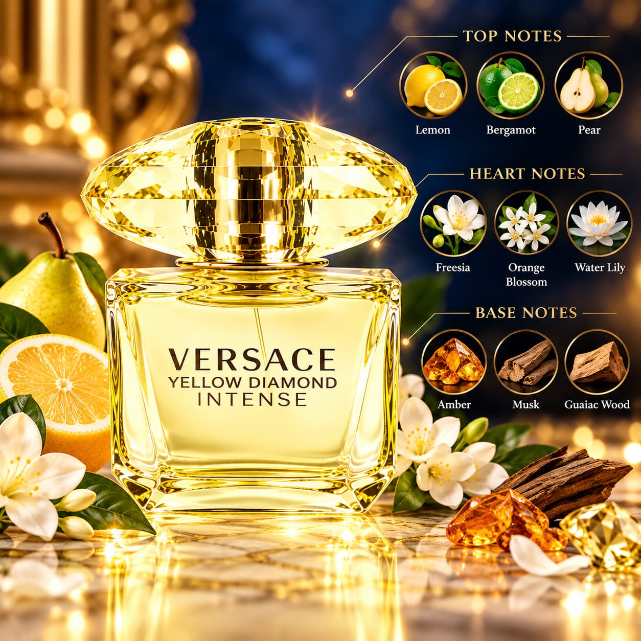 Versace Yellow Diamond Intense Perfume For Women EDP 90ml