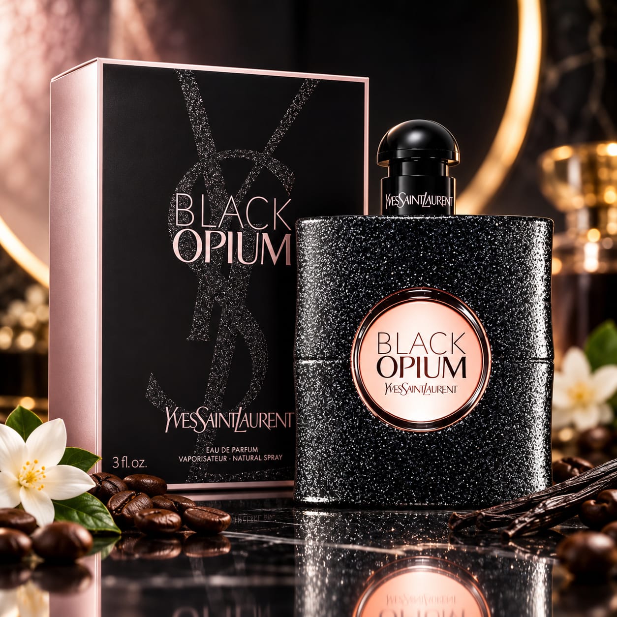 Yves Saint Laurent Black Opium Perfume For Women EDP 90ml