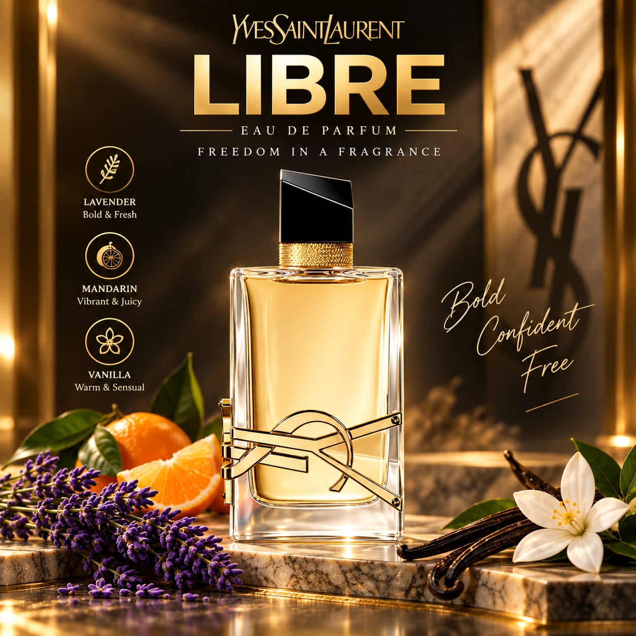 Yves Saint Laurent Libre Perfume For Women EDP 90ml