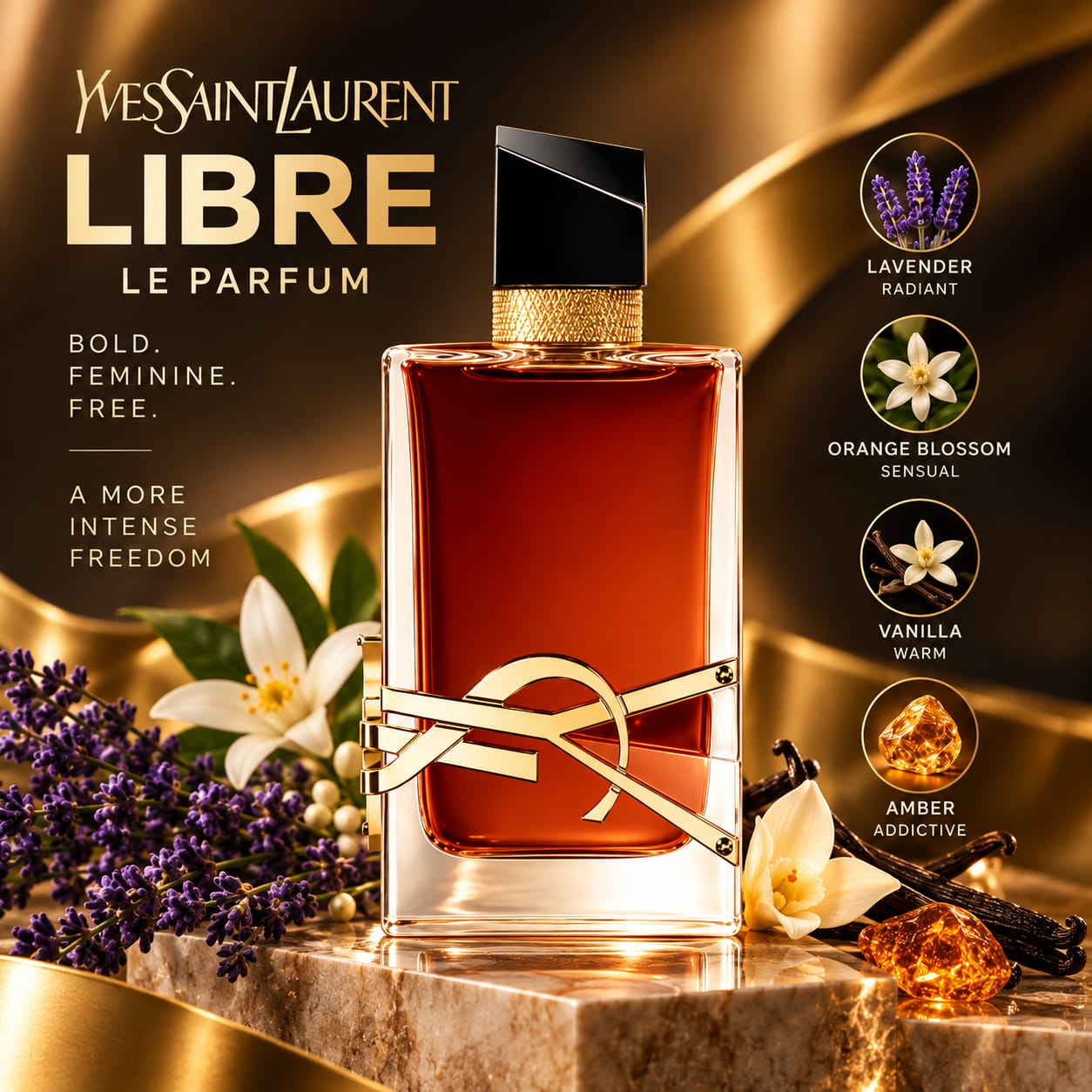 Yves Saint Laurent Libre Le Parfum Perfume For Women 90ml