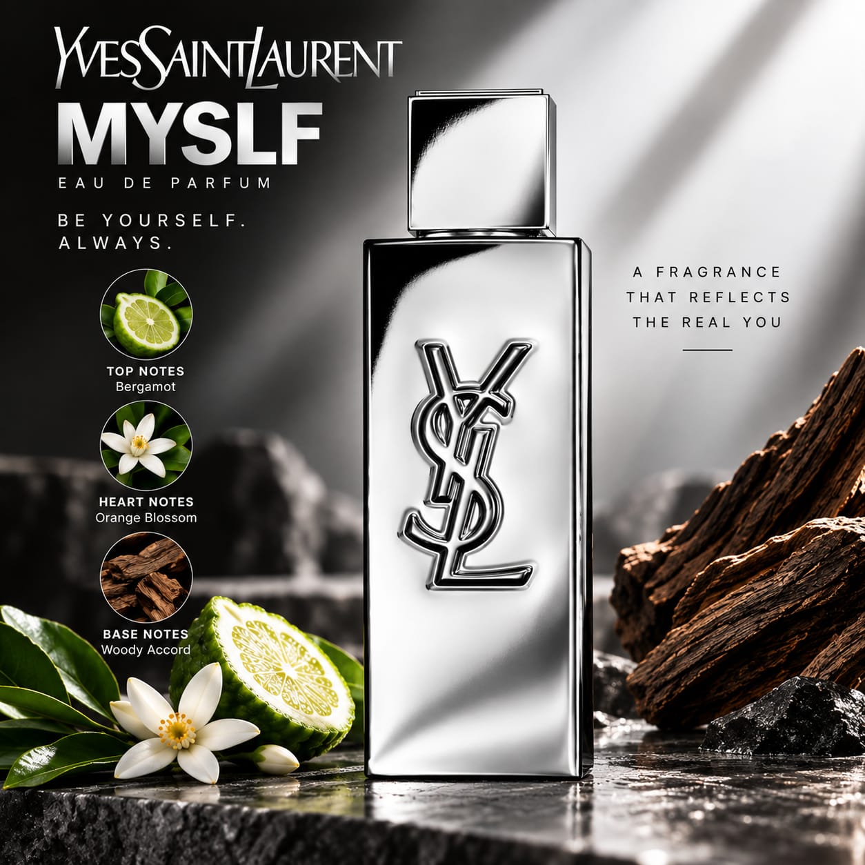 Yves Saint Laurent Myslf L'Absolu Parfum Perfume For Men 100ml