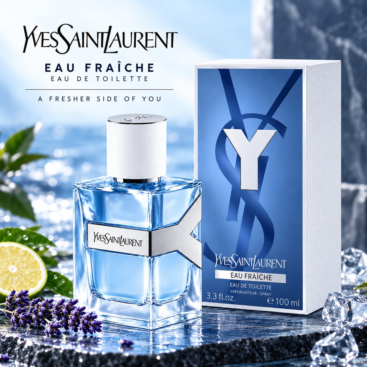Yves Saint Laurent Y Eau Fraiche Perfume For Men 100ml
