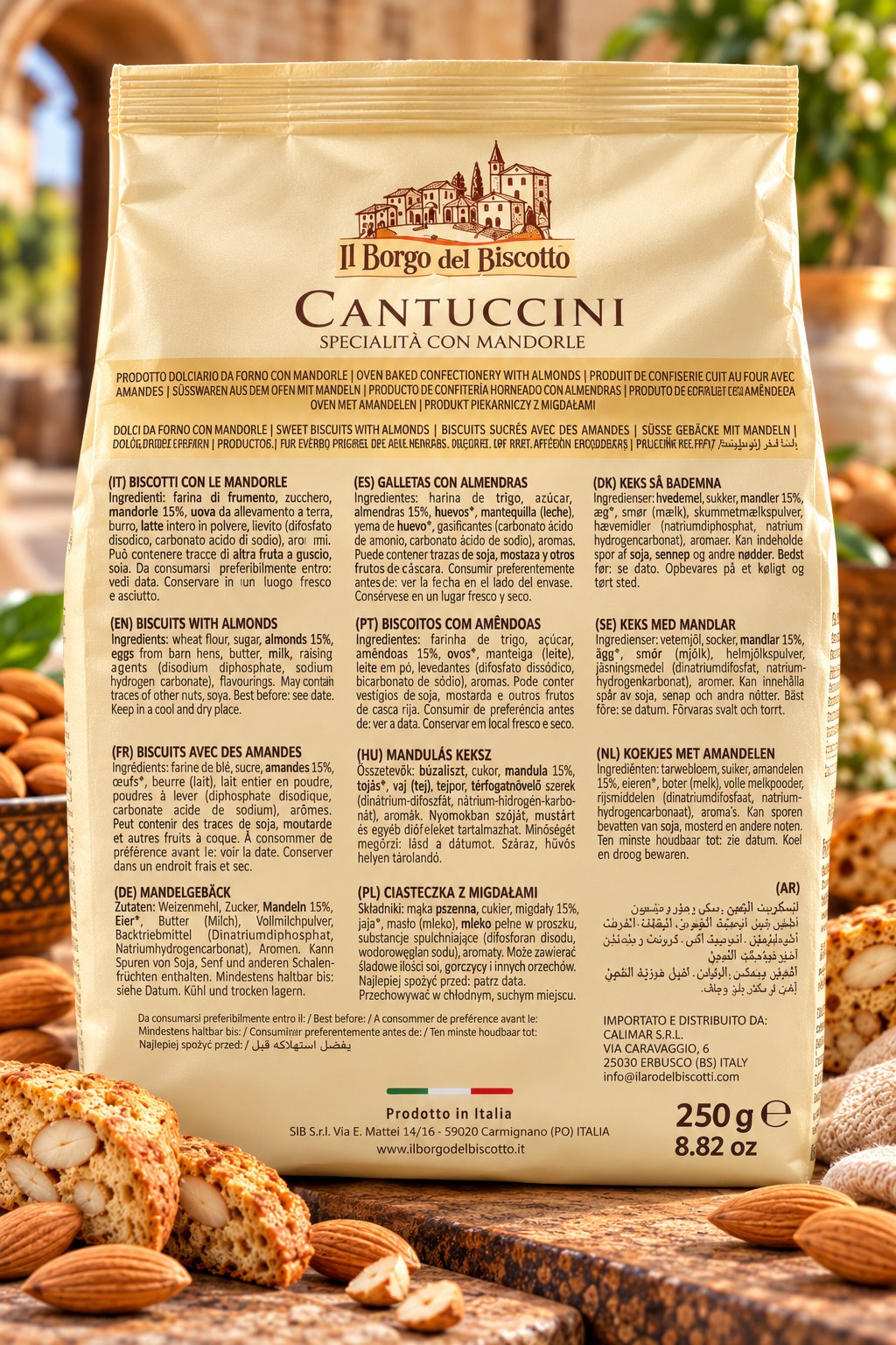 Borgo Del Biscotto Cantucci Almonds 250gm