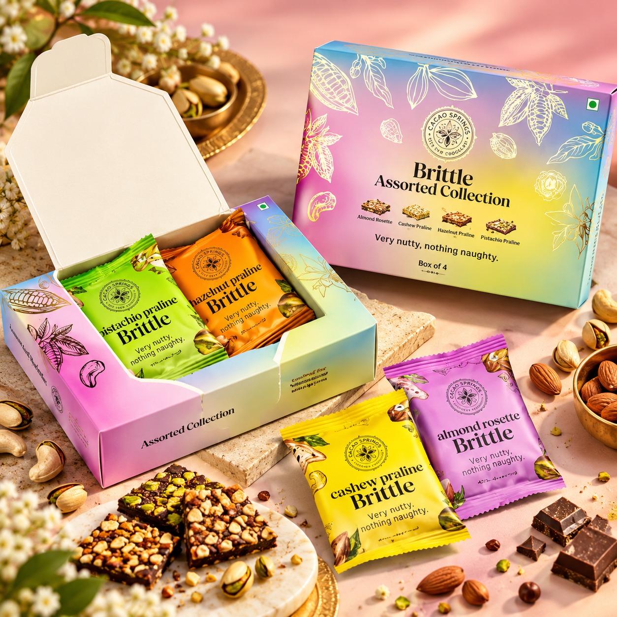 Cacao Springs Brittle Assorted Collection
