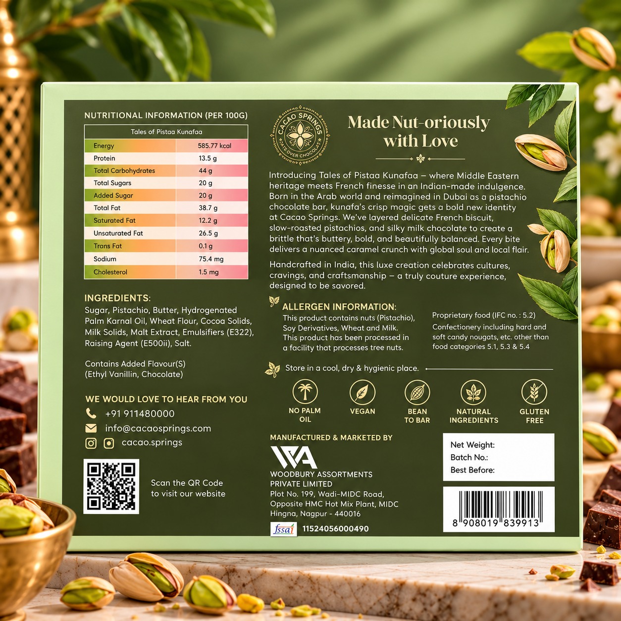 Cacao Springs Tales Of Pistaa Kunafaa