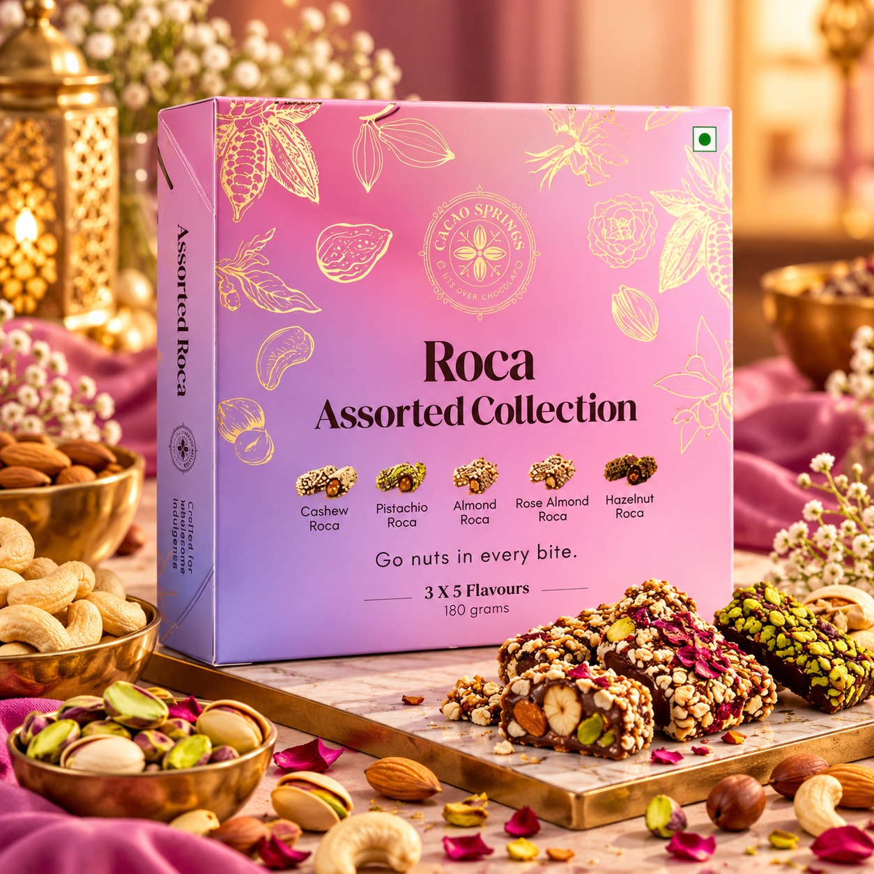 Cacao Springs Roca Assorted Collection 180gm