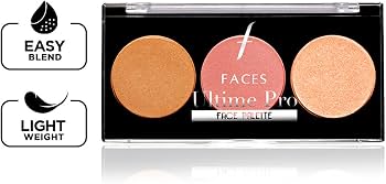 Faces Canada UltimePro Face Palette 3 in 1 : Highlighter | Bronzer | Blush