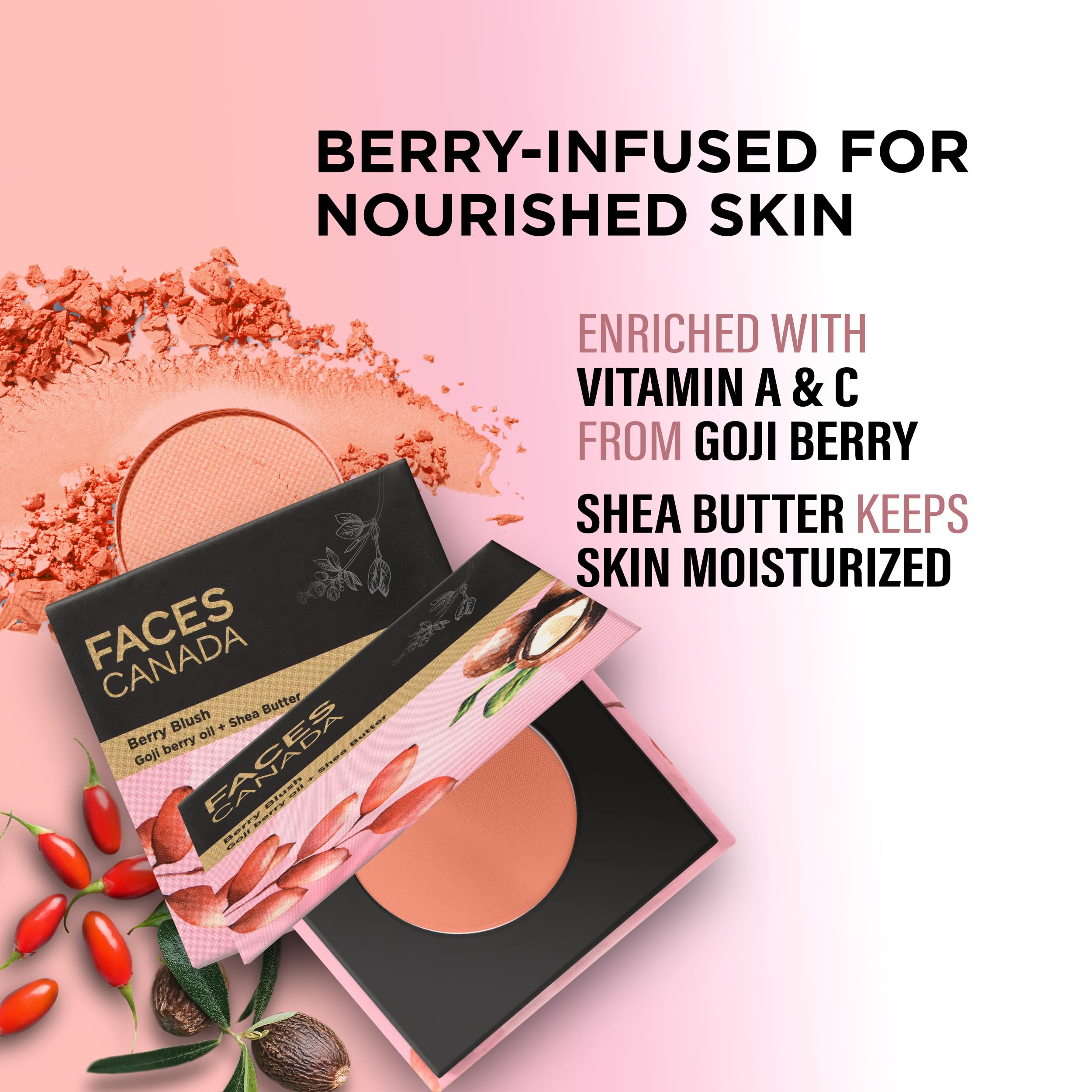 Faces Canada Berry Blush Goji Berry Oil + Shea Butter