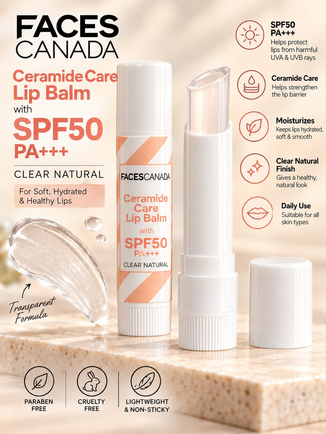 Faces Canada Ceramide Care Lip Balm