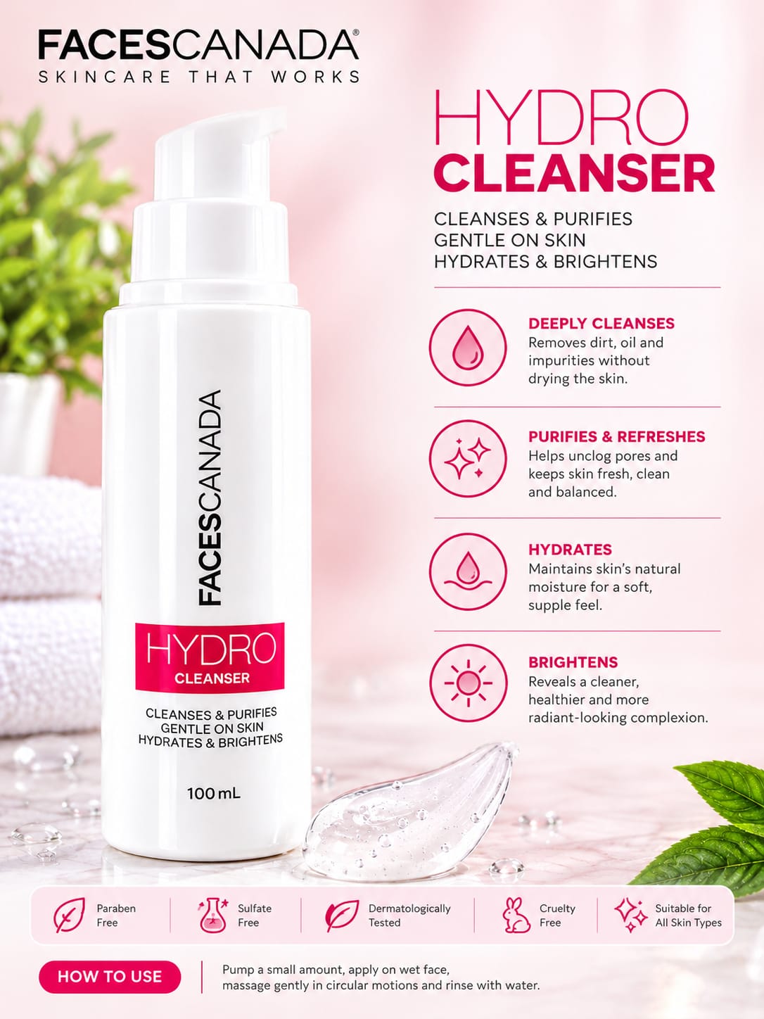 Faces Canada Hydro Cleanser