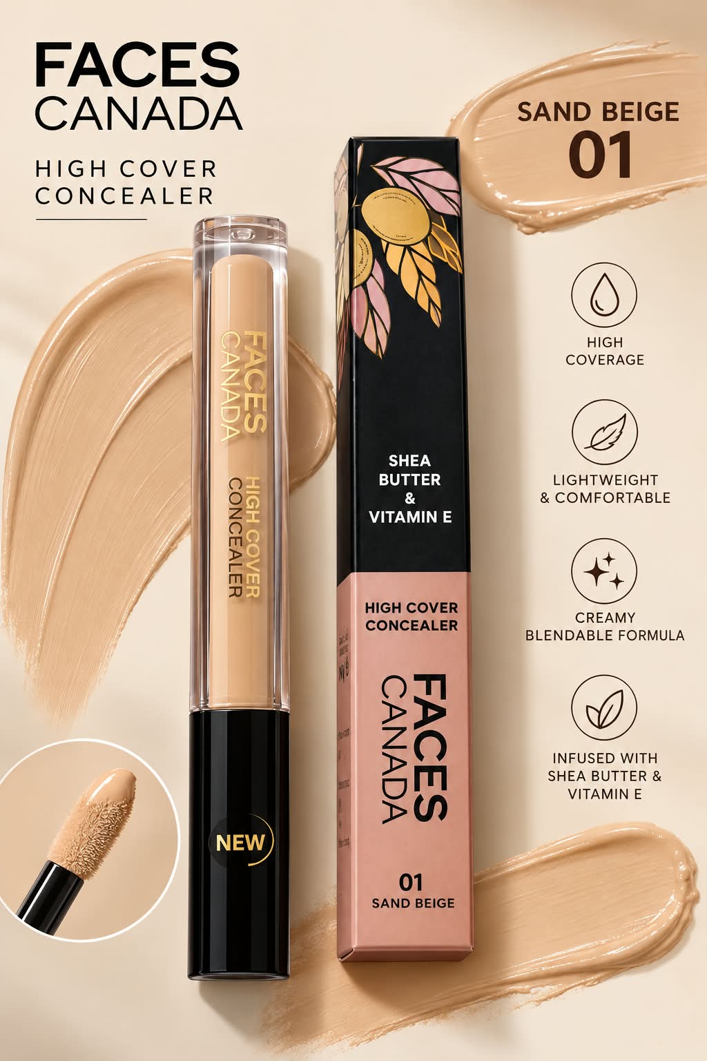 Faces Canada High Cover Concealer