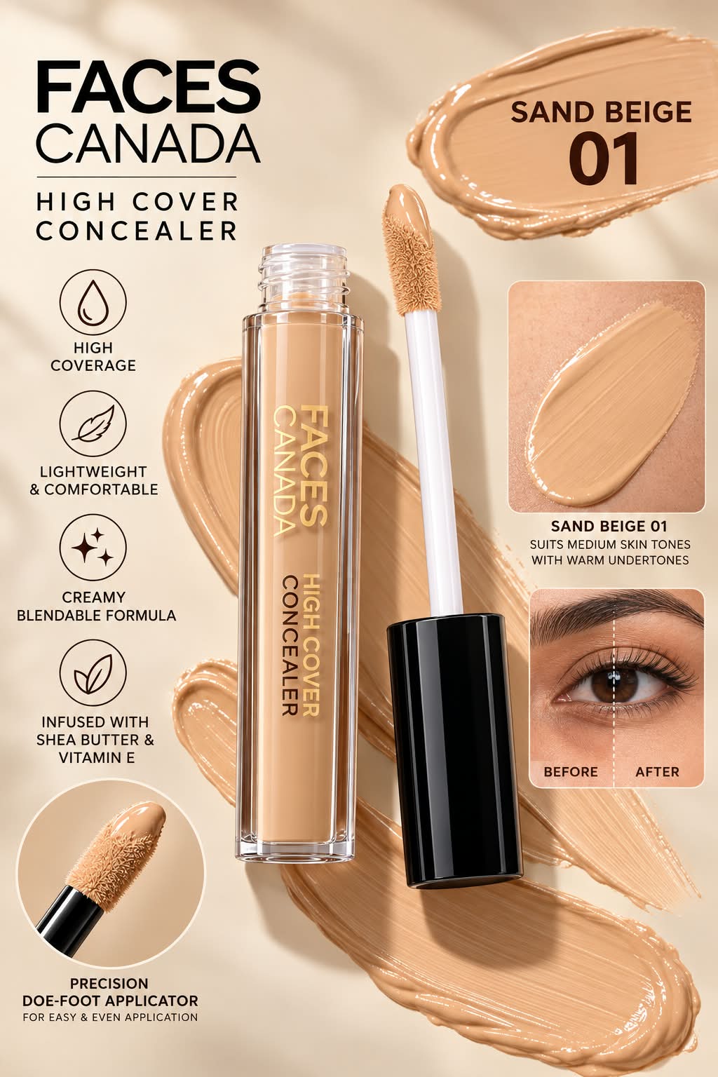 Faces Canada High Cover Concealer
