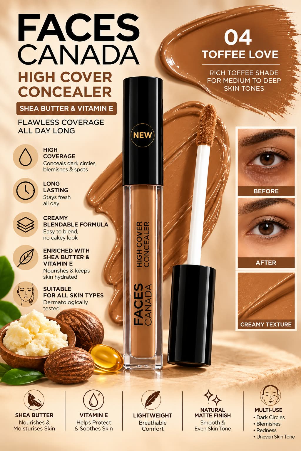 Faces Canada High Cover Concealer