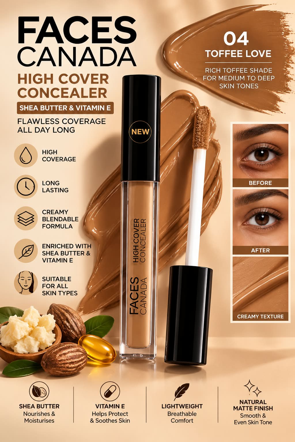 Faces Canada High Cover Concealer