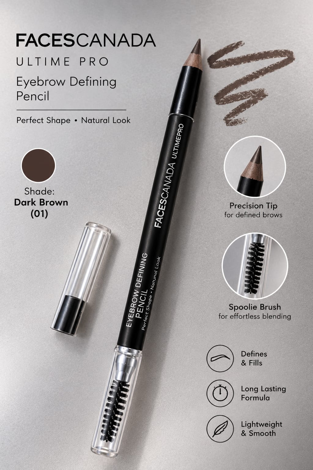 Faces Canada Ultime Pro Eye Brow Defining Pencil