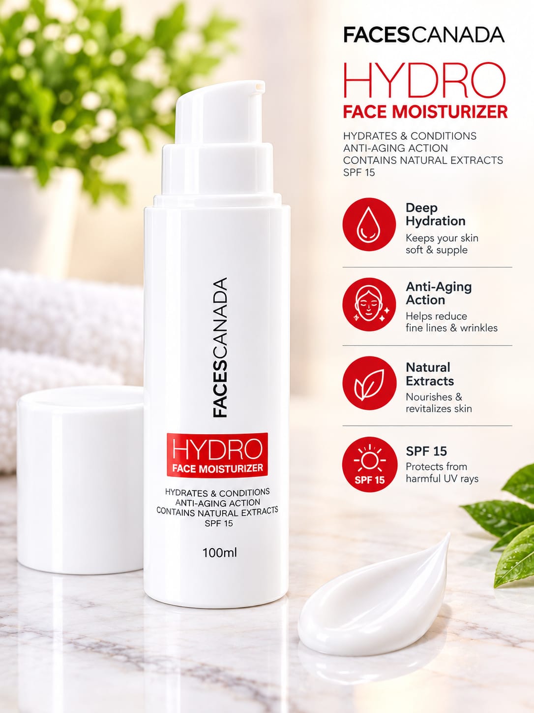 Faces Canada Hydro Face Moisturizer
