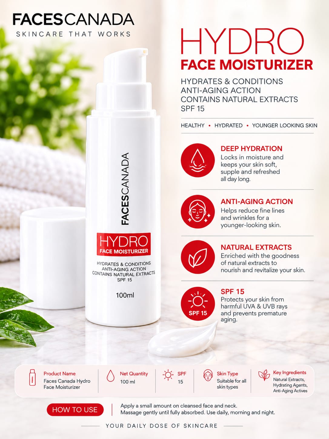 Faces Canada Hydro Face Moisturizer