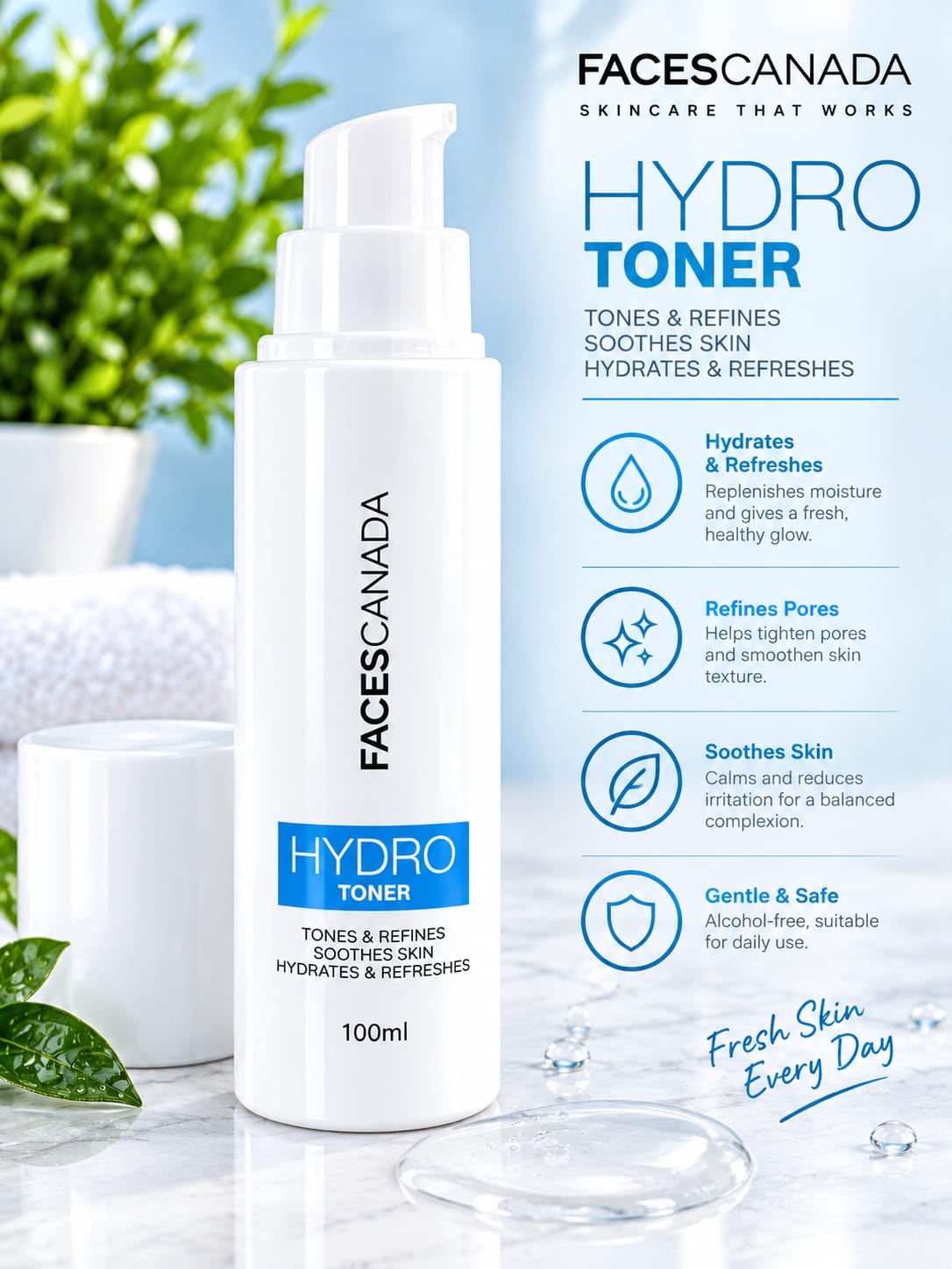 Faces Canada Hydro Toner