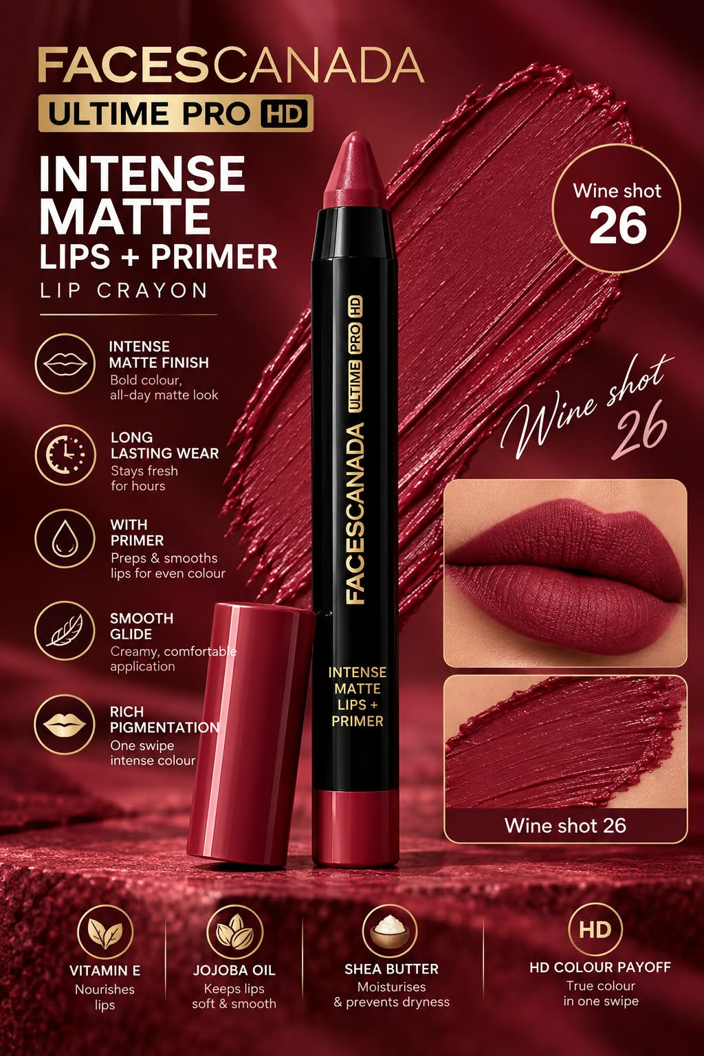 Faces Canada Ultime Pro HD Lip Crayon