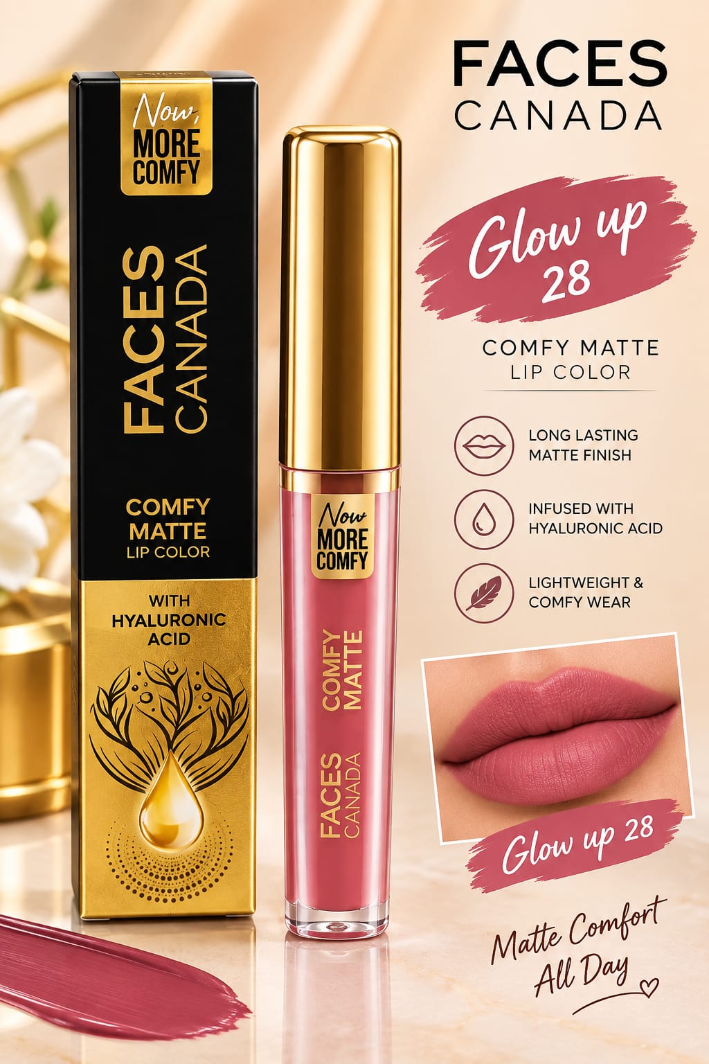 Faces Canada Comfy Matte Lip Color