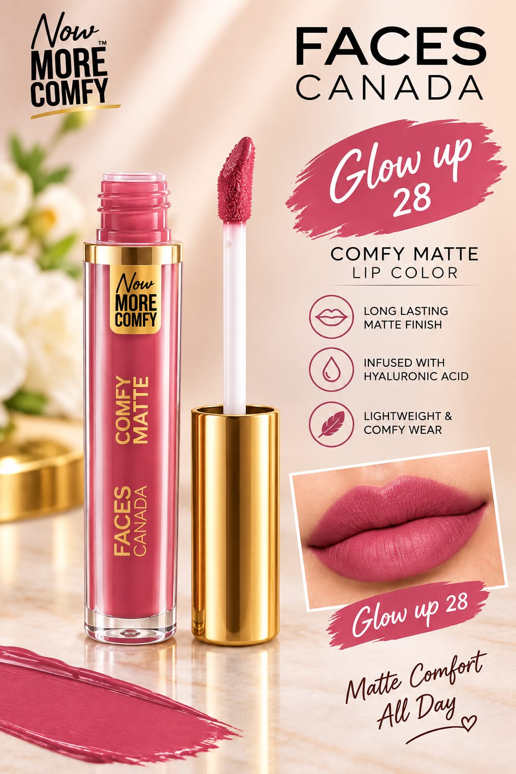 Faces Canada Comfy Matte Lip Color