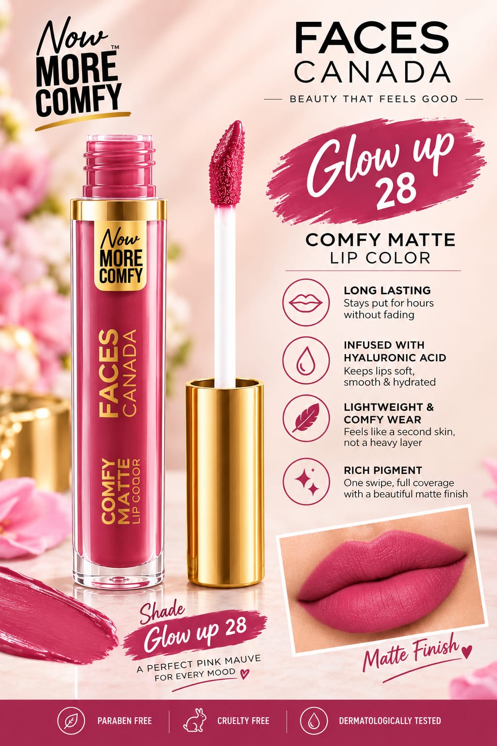 Faces Canada Comfy Matte Lip Color
