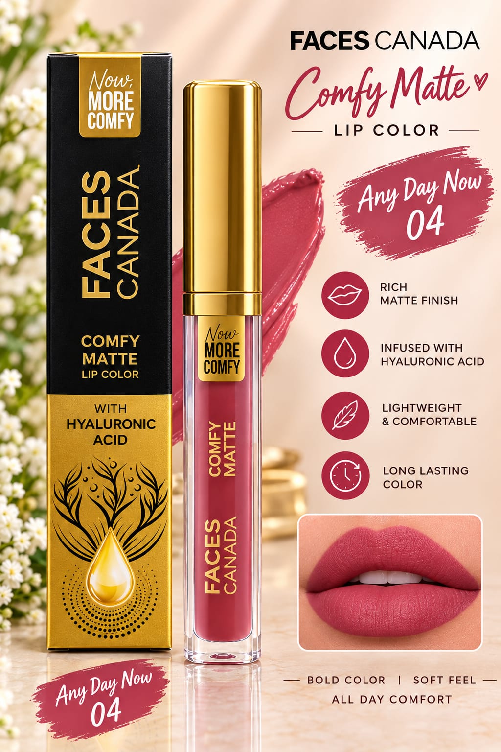 Faces Canada Comfy Matte Lip Color