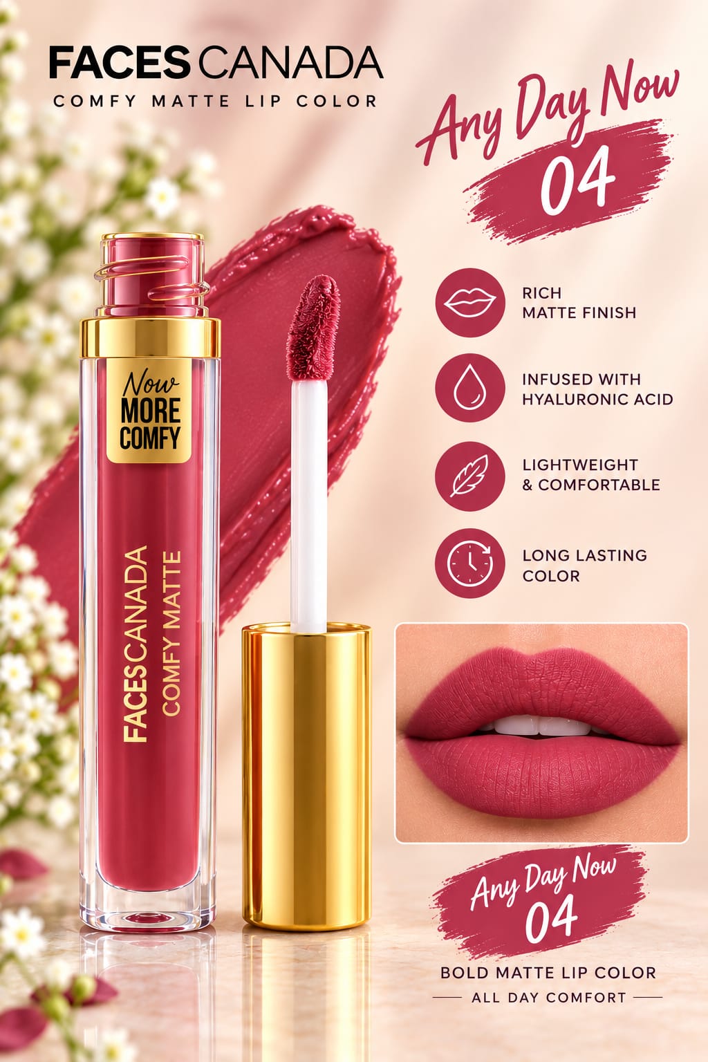 Faces Canada Comfy Matte Lip Color