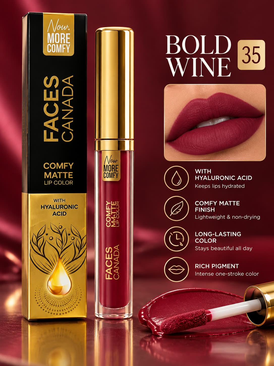 Faces Canada Comfy Matte Lip Color