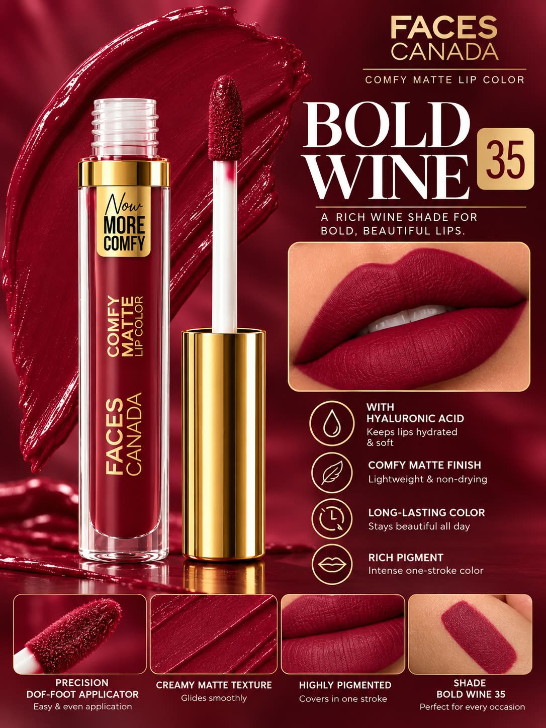 Faces Canada Comfy Matte Lip Color