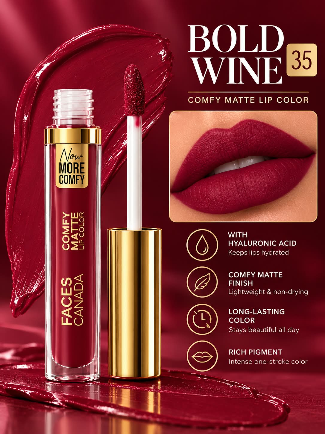 Faces Canada Comfy Matte Lip Color