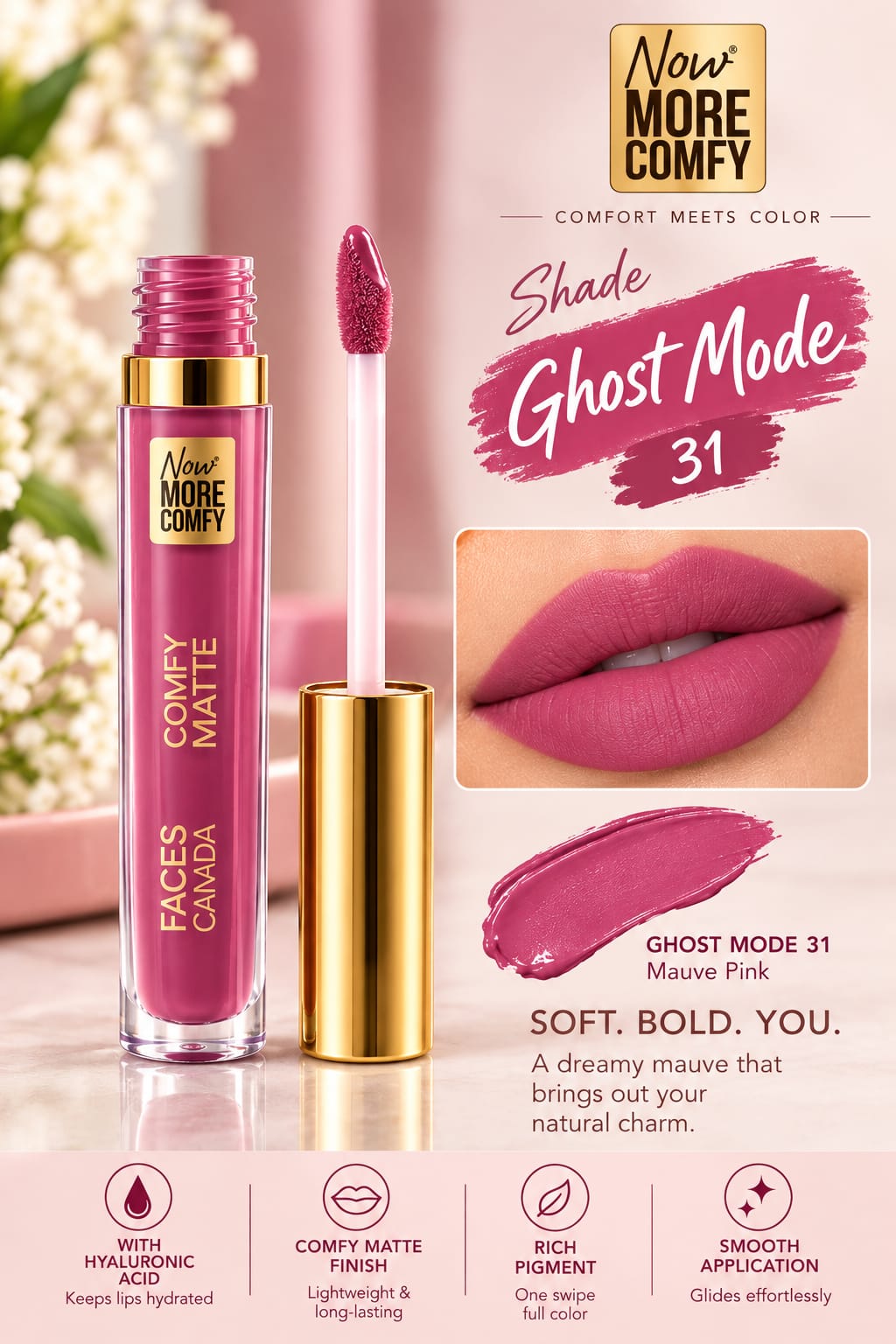 Faces Canada Comfy Matte Lip Color
